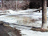 [ melted snow forming big puddle ]