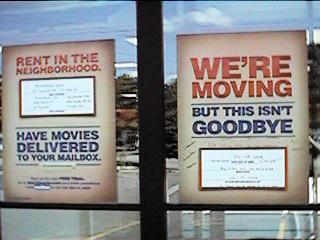 [ the closing of the store ]